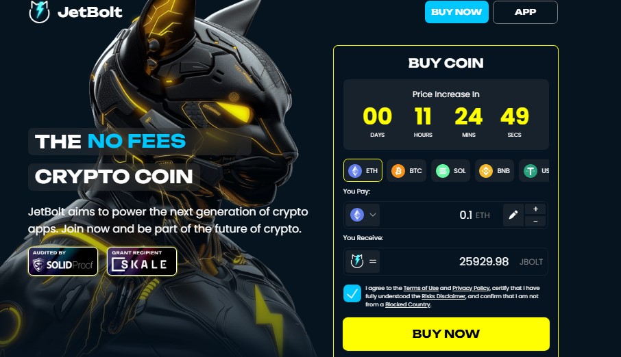 Navštivte oficiální web JetBolt.io