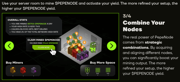 PepeNode P2E crypto game teaser.