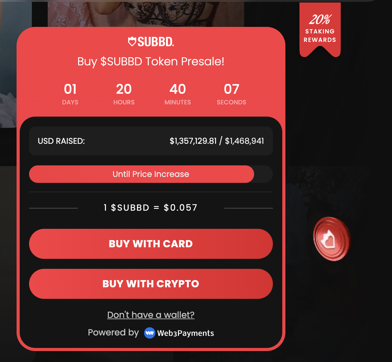 SUBBD Token Price November 2025