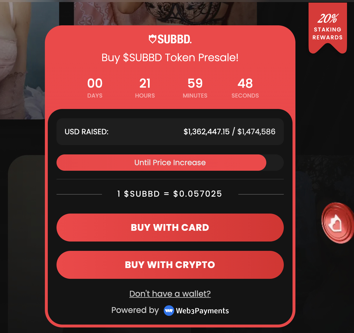 SUBBD Token Price Today