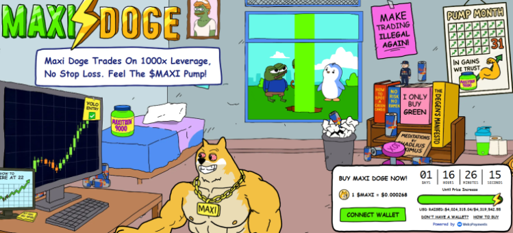 Maxi Doge: augsta potenciāla mēmu monētas iespēja