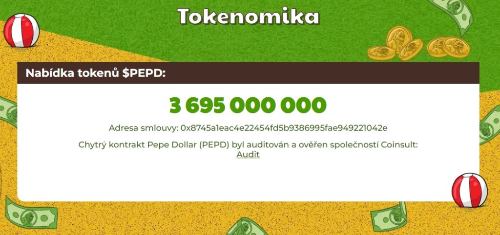 Tokenomika Pepe Dollar (PEPD)