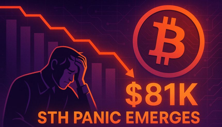 STH Panic Emerges as Bitcoin Crashes To $81K: Realized P/L Turns Negative For The First Time This Cycle