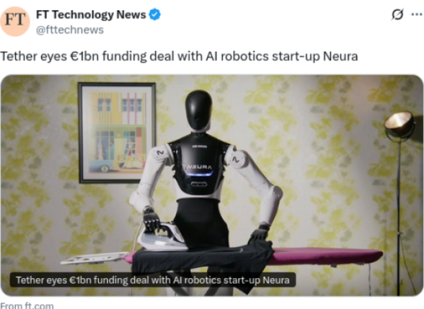 Tether’s B Neura Bet Puts AI Tokens In Focus As SUBBD Presale Heats Up