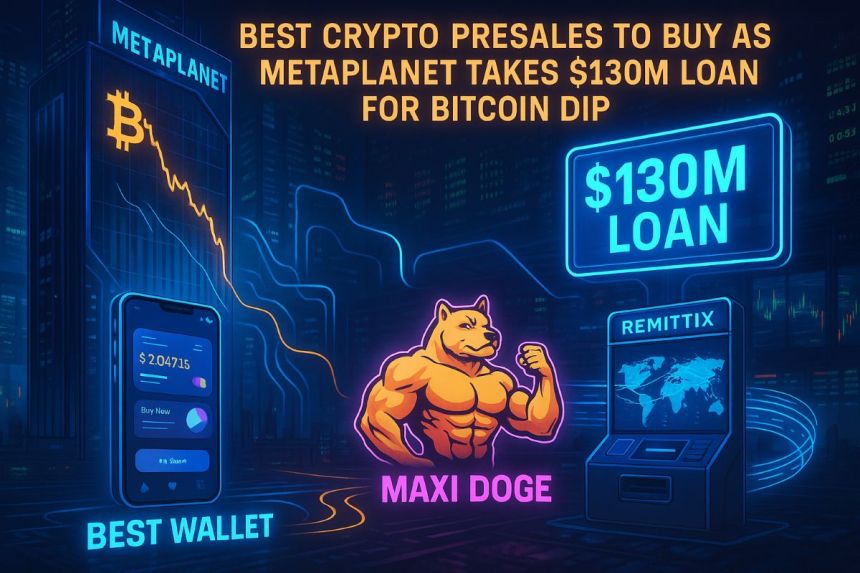 Best Crypto Presales to Buy as Metaplanet Ignores Losses, Takes $130M Loan for Bitcoin Dip