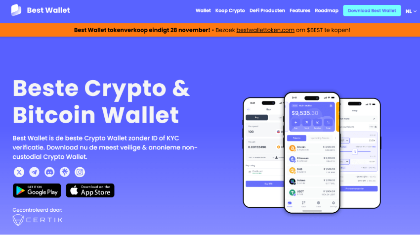 Best Wallet Presale Als Extra Speelkaart Naast ADA