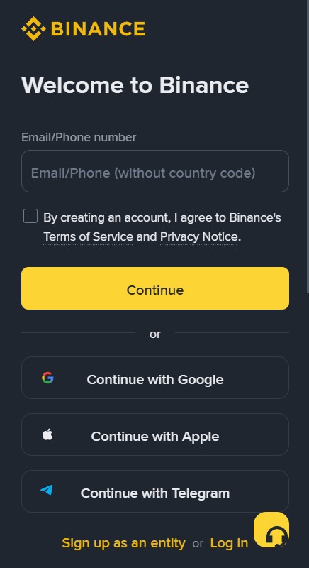 Binance strona główna