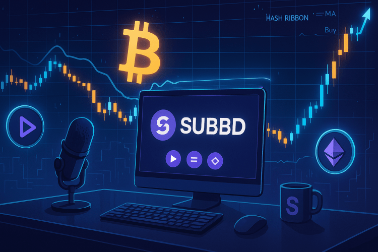 Bitcoin Hash Ribbon Bottom Puts SUBBD Token In Focus