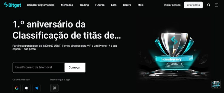 Bitget oferece ferramentas sociais e copy trading de alta performance