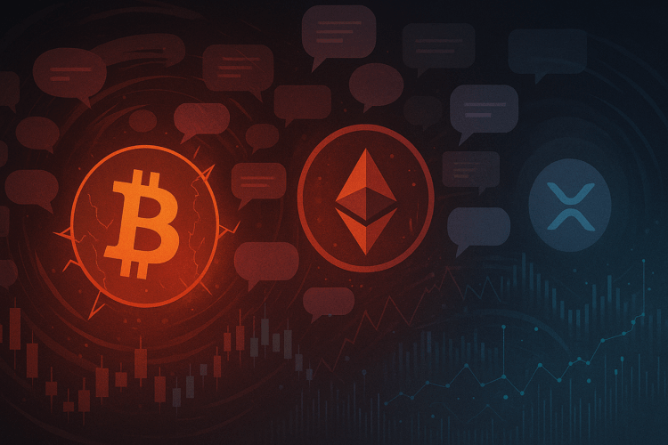 Bitcoin & Ethereum Social Sentiment Collapses, But XRP Just Sees Disinterest - NewsBTC | Related Crypto Article