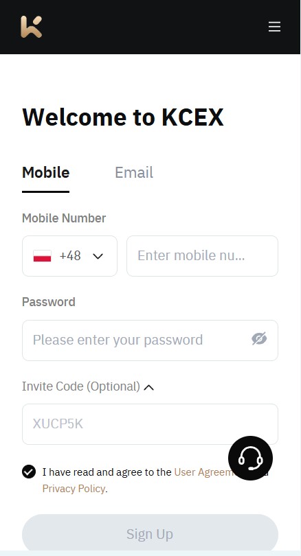 KCEX strona główna