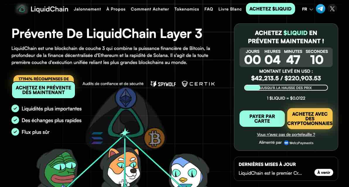 Acheter LiquidChain ($LIQUID)