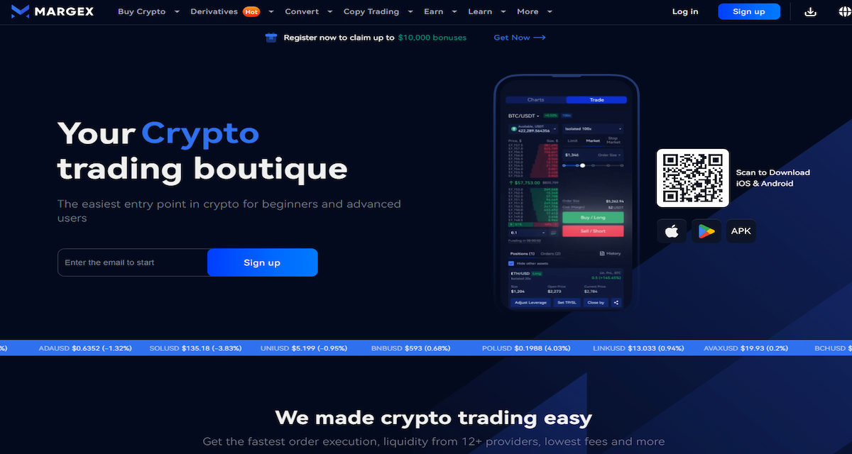 Margex Wallet - για όσους κινούνται σε ανταλλακτήρια αλλά θέλουν δική τους ADA διεύθυνση