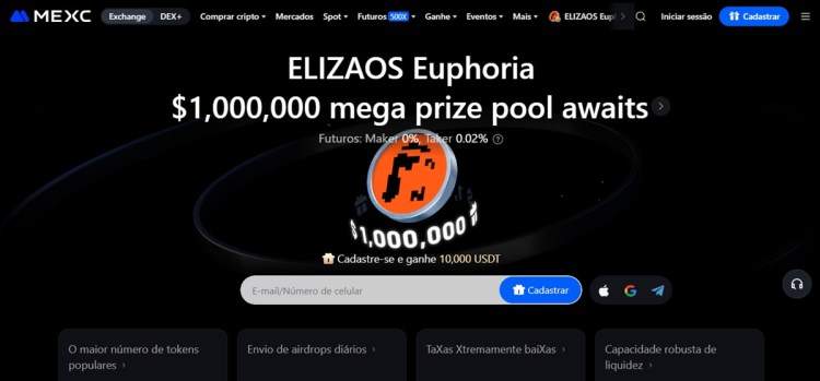 MEXC é focada em altcoins emergentes e copy trading