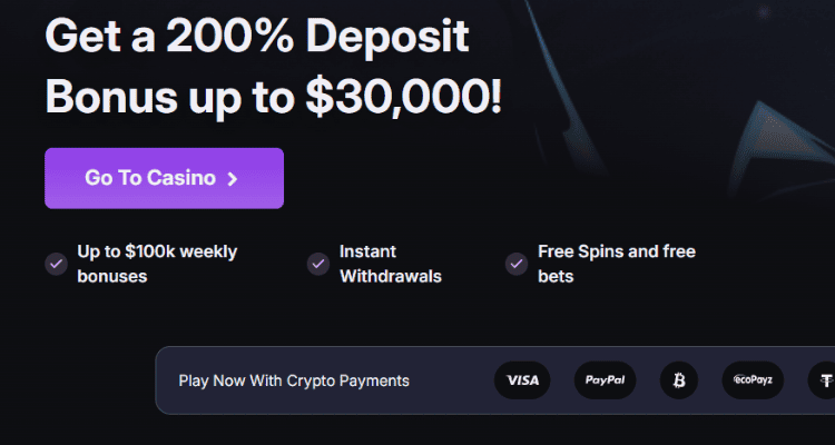 2. CoinCasino - inovatyvus kriptovaliutų kazino su sporto lažybomis