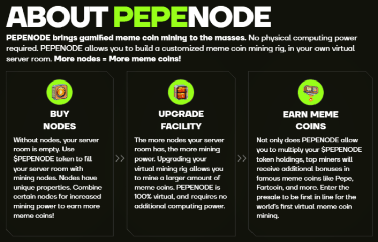 PepeNode bringing meme mining to the masses.