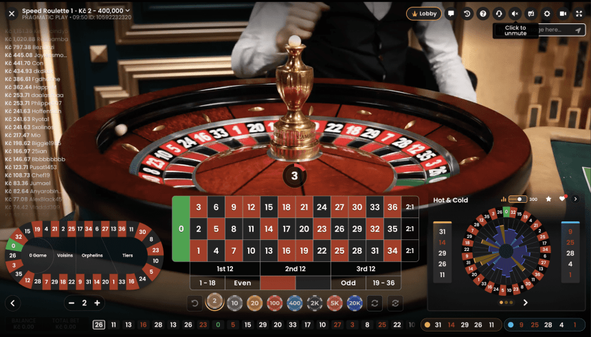 Live casino ruleta