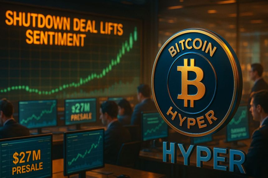 Best Crypto Presale? $HYPER Nears $27M as Shutdown Deal Lifts Sentiment