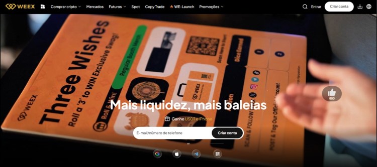 Weex é uma das principais corretoras de criptomoedas para operar com Margin Trading