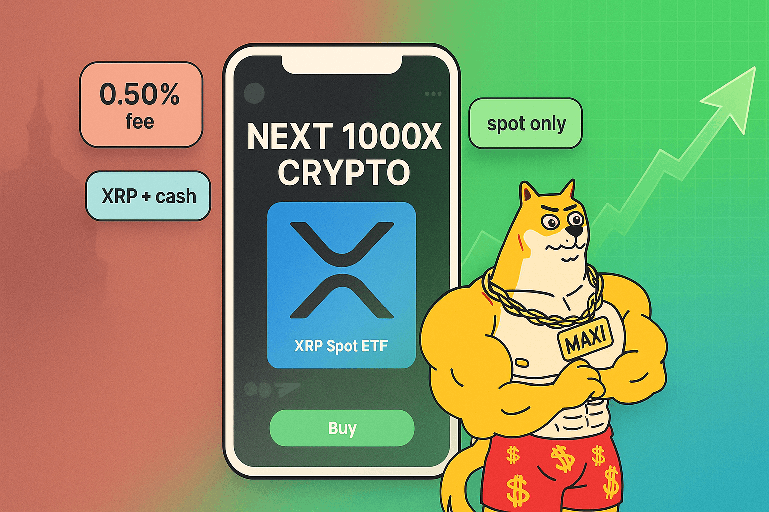 Next 1000x Crypto? Maxi Doge Nears $4M as XRP ETF Buzz Builds - NewsBTC | Related Crypto Article