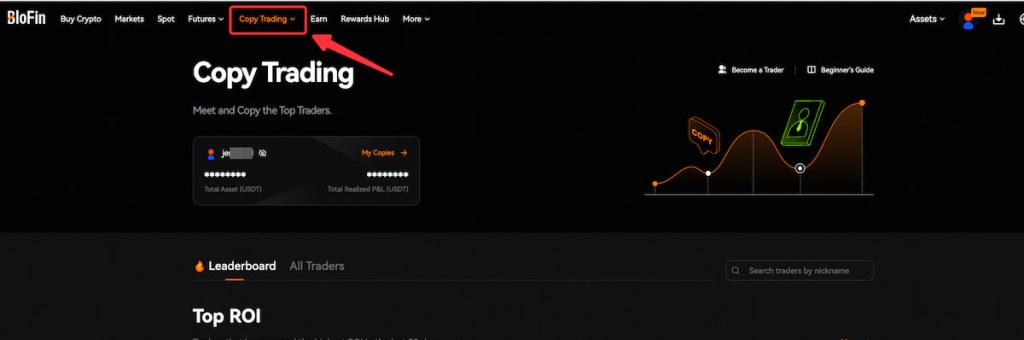 Copy trading on BloFin