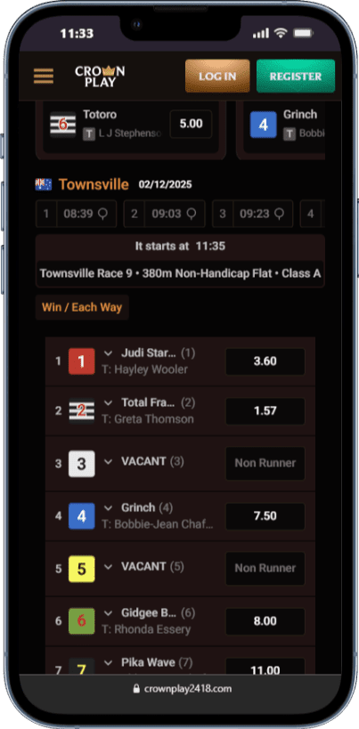 Top online horse betting site in Australia - Crownplay