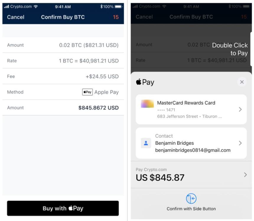 Crypto.com deposit