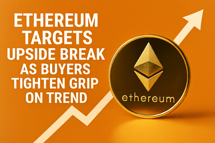 Ethereum Price Targets Upside Break as Buyers Tighten Grip on Trend