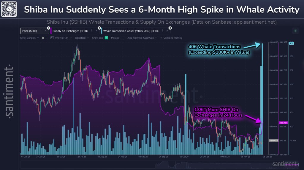 Shiba Inu Whales Spike To six-Month Excessive: What's Brewing? Shiba Inu Whales Spike To six-Month Excessive: What's Brewing?