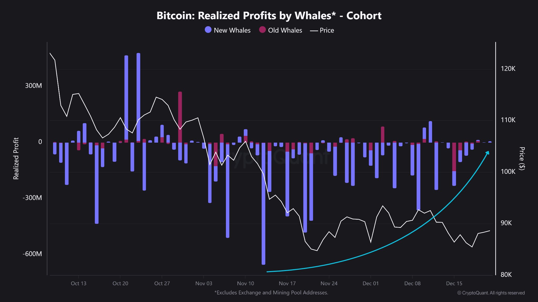 Bitcoin Realized Profit by Whales