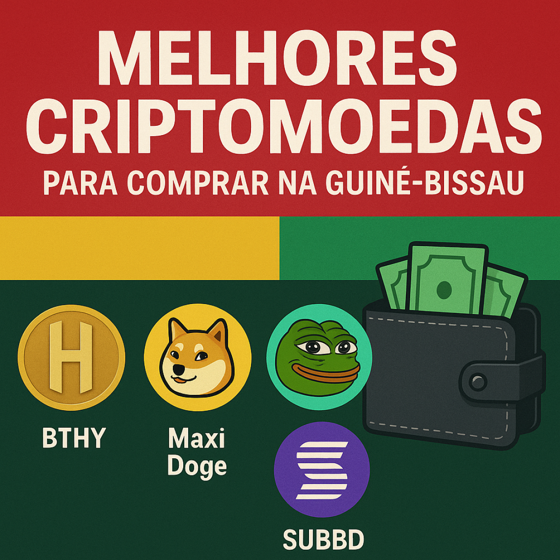Melhores criptomoedas para comprar na Guiné-Bissau