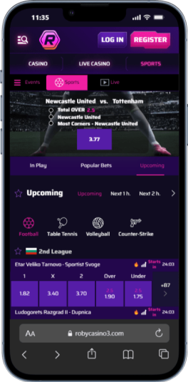 Leading online casino and horse betting site - Robycasino