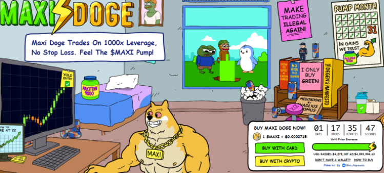 Maxi Doge kā risinājums mazajiem treideriem ar lieliem mērķiem