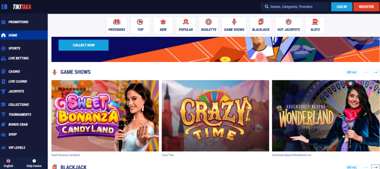 TikiTaka: Beste goksite zonder Cruks voor mobiel spelen