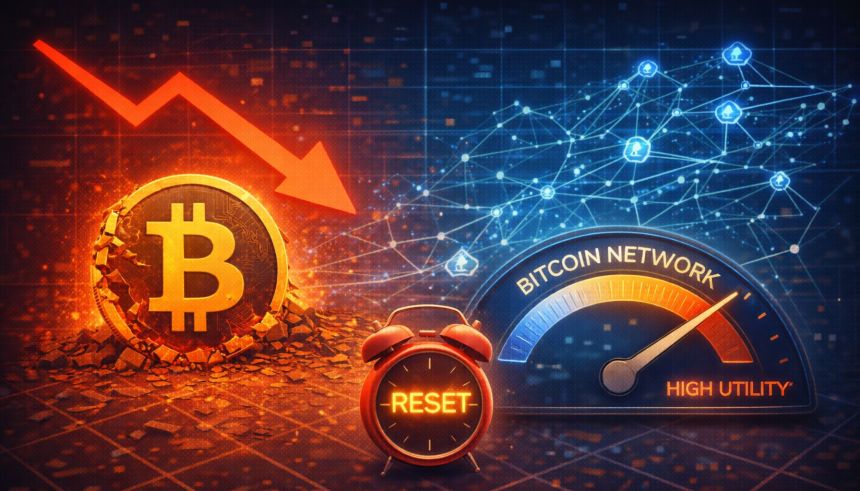 Bitcoin Price Lags Network Utility: A Valuation Reset Is Underway