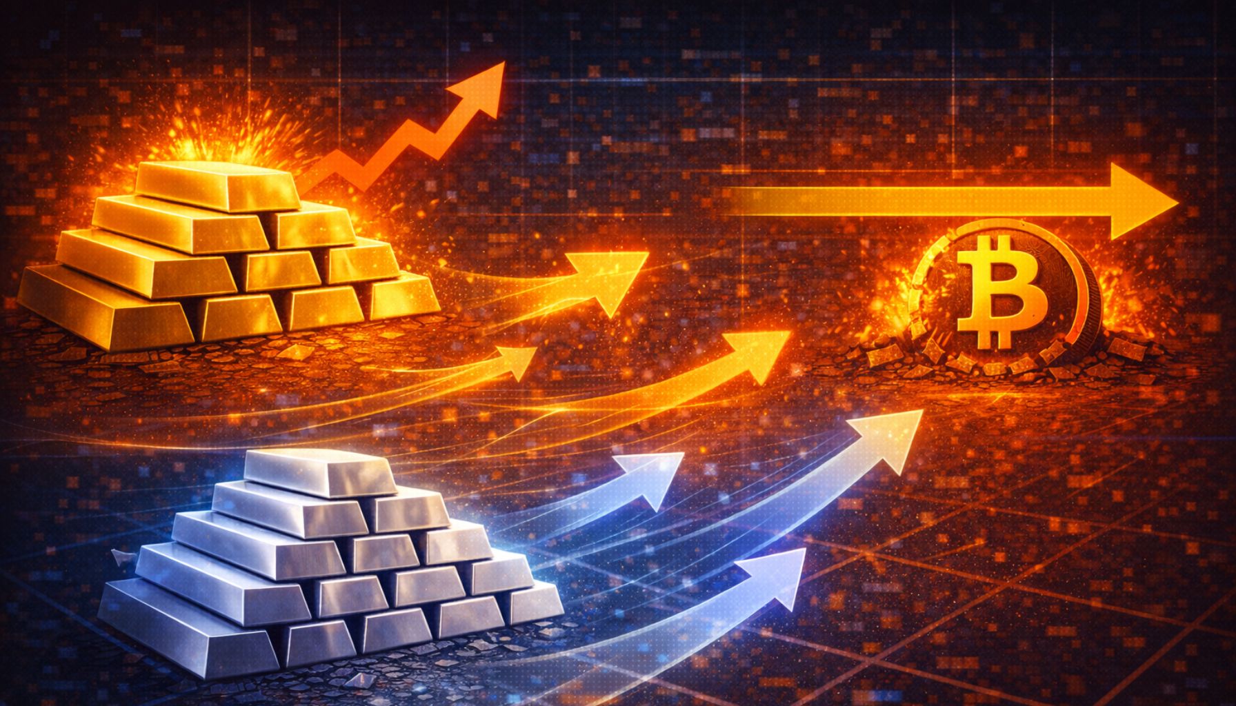 Gold & Silver Break Out While Bitcoin Chops: Why Capital Is Flowing Into Precious Metals