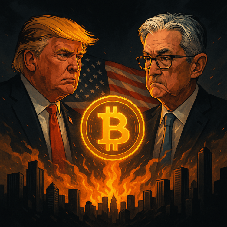 crypto bitcoin trump powell