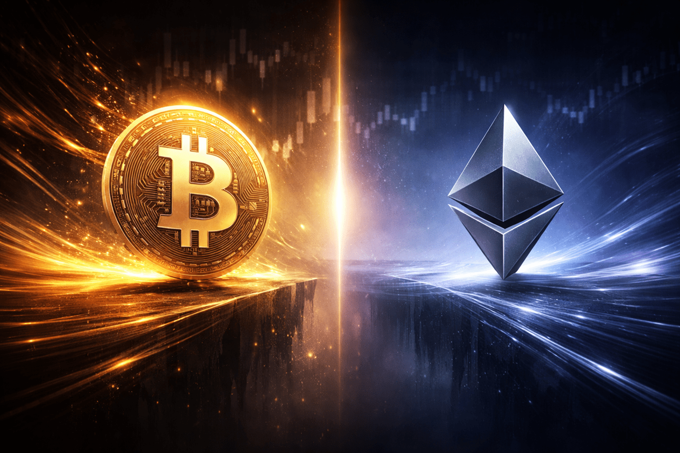 Bitcoin & Ethereum Diverge: Longs Dominate BTC, While ETH Shorts Rise