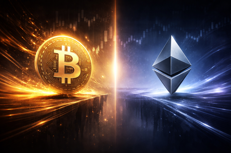 Bitcoin & Ethereum Diverge: Longs Dominate BTC, While ETH Shorts Rise