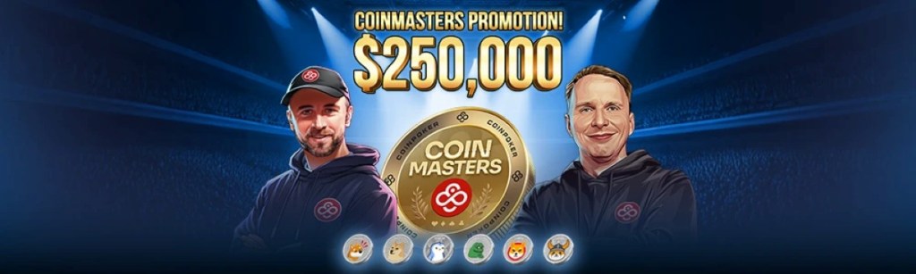 CoinMasters es la serie exclusiva de torneos de CoinPoker con 250.000 $