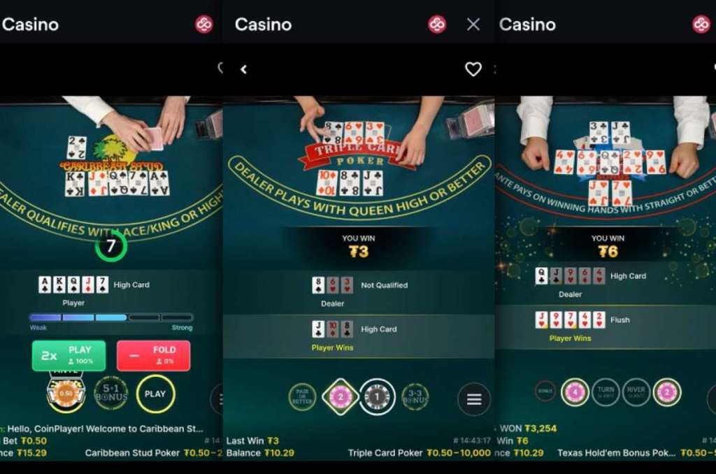 CoinPoker ofrece múltiples mesas de póker online y límites de apuesta