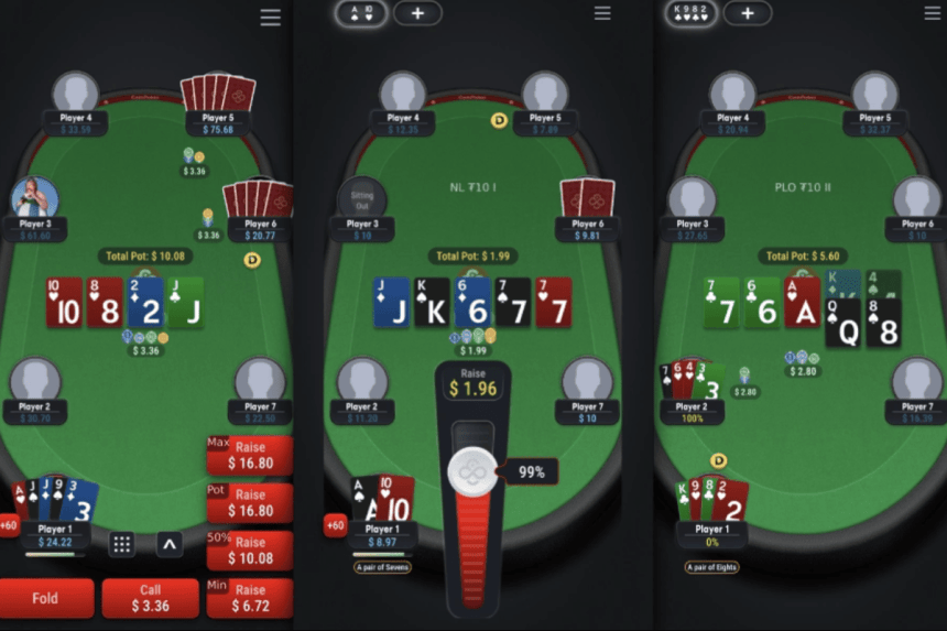 coinpoker tables poker