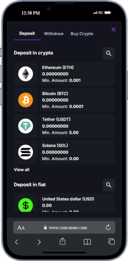 Step 4: Confirm Your First Deposit