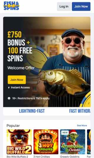 fishandspins Pay By Phone Casinos Not On GamStop