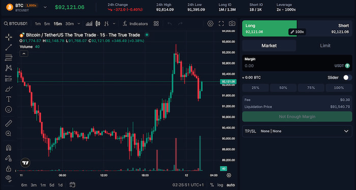 Choose a Trading Pair