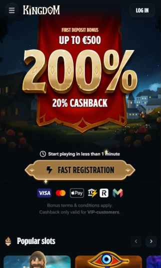 kingdom casino Pay By Phone Casinos Not On GamStop