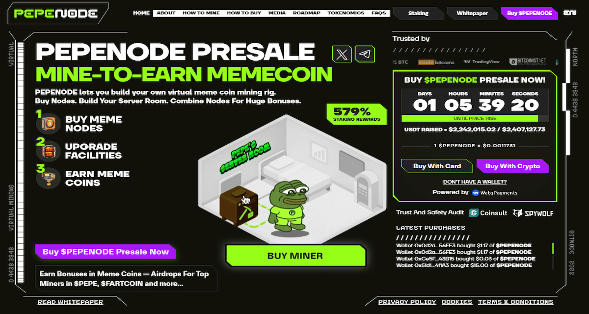 Pepenode kombinira AI i meme elemente kroz decentraliziranu nodalnu mrežu