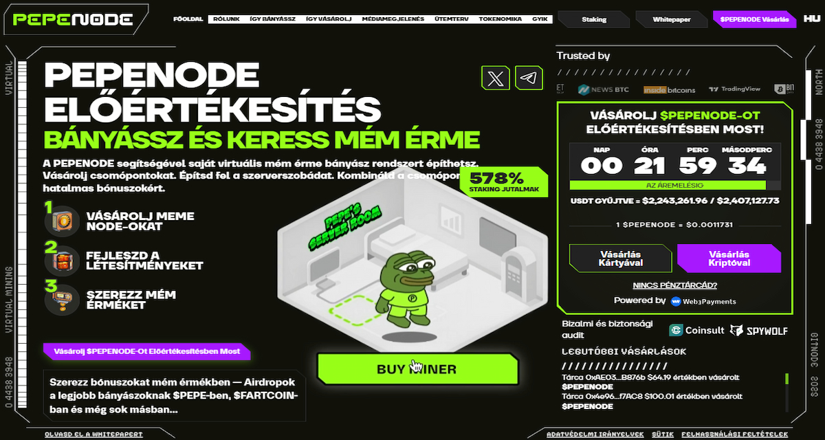 Pepenode - Early-Stage Potential with Strong Community Foundations