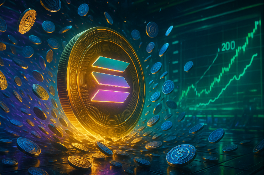 Solana mint 750M USDC in een dag. Wanneer stijgt Solana terug naar 200 dollar?