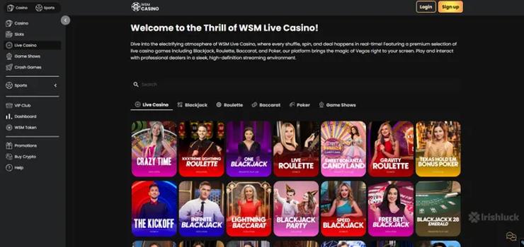 wsm casino Blackjack online